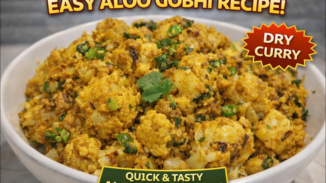 how to make aalu gobhi Recipe | आलू गोभी रेसिपी बनाने का आसान तरीका | Aalu Gobhi Recipe