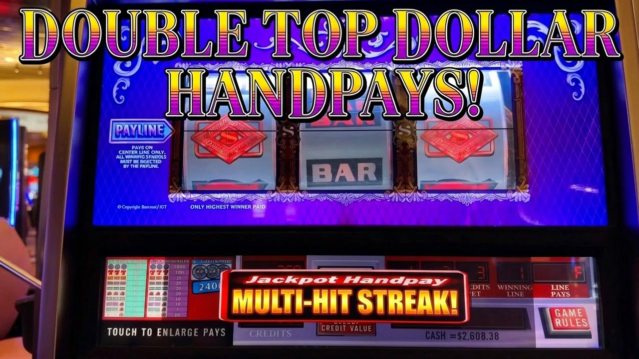 Double Top Dollar Hits JACKPOT After JACKPOT In Insane Streak!