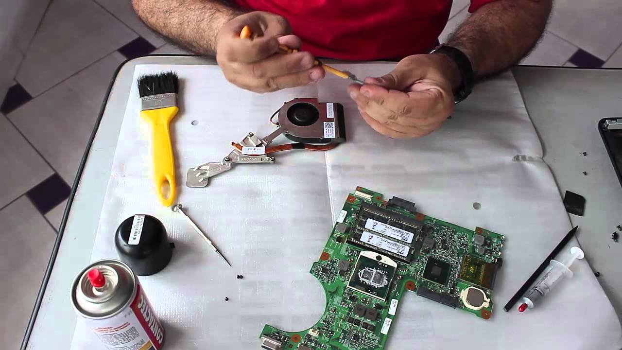 Limpeza do Cooler e troca da pasta termica Notebook Dell Inspiron N4030 14 550