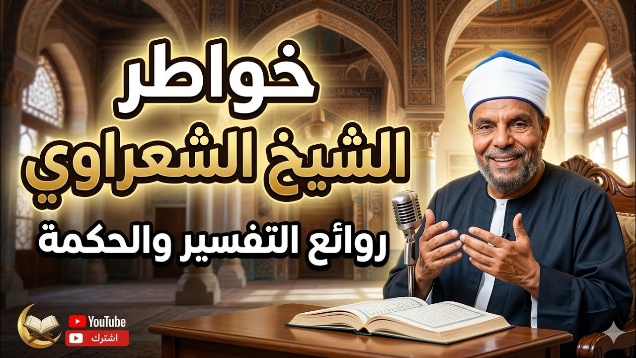 مقدمة التفسير الحلقة الثانيه-خواطر الشيخ الشعراوي في تفسير القرآن الكريم.#تفسير_الشعراوي#الشعراوي#