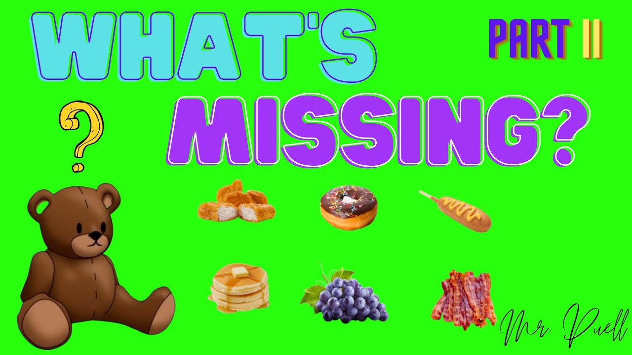Mr. Puell - What's Missing Pt 2