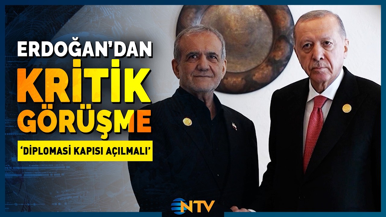 Cumhurbaşkanı Erdoğan'dan 2. İran Füzesi İmhası Sonrası Pezeşkiyan İle Kritik Görüşme | NTV