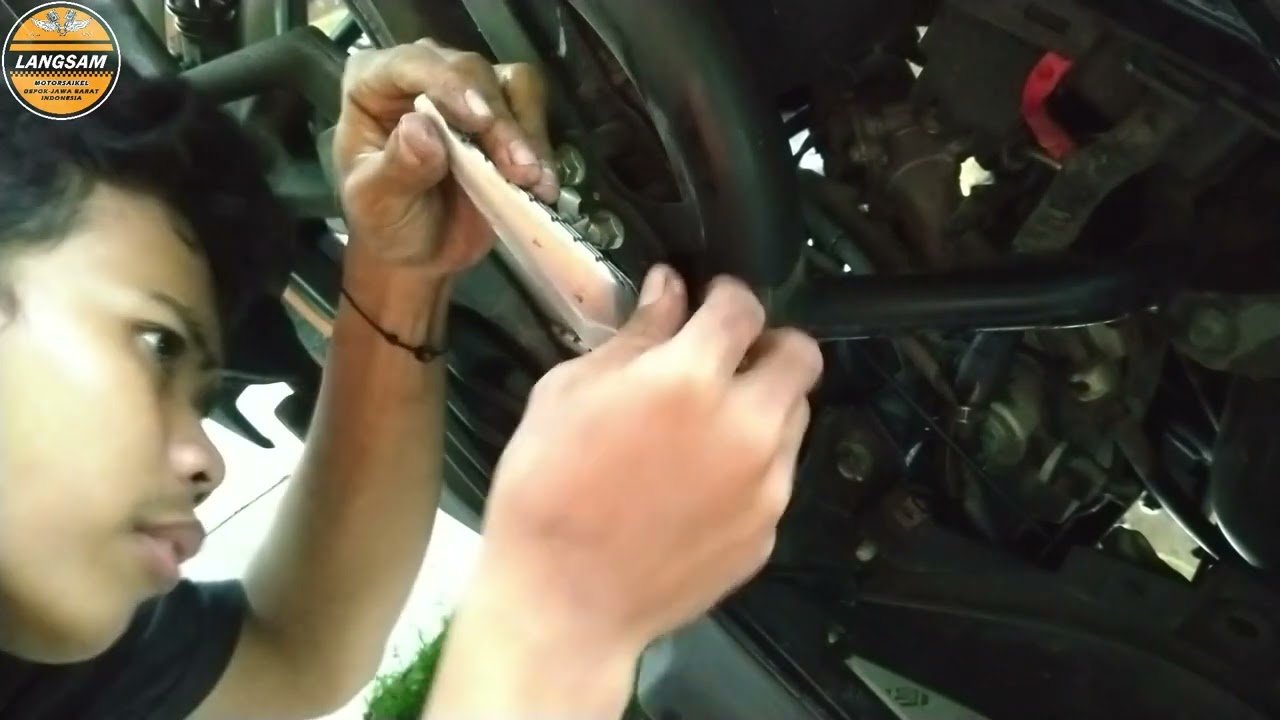 Memperbaiki Step Belakang Aerox Ngampleh