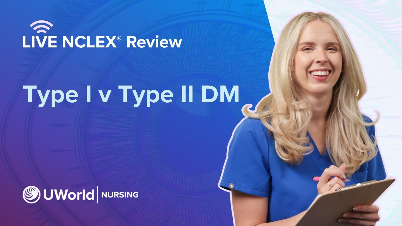 Live NCLEX® Type I v Type II DM