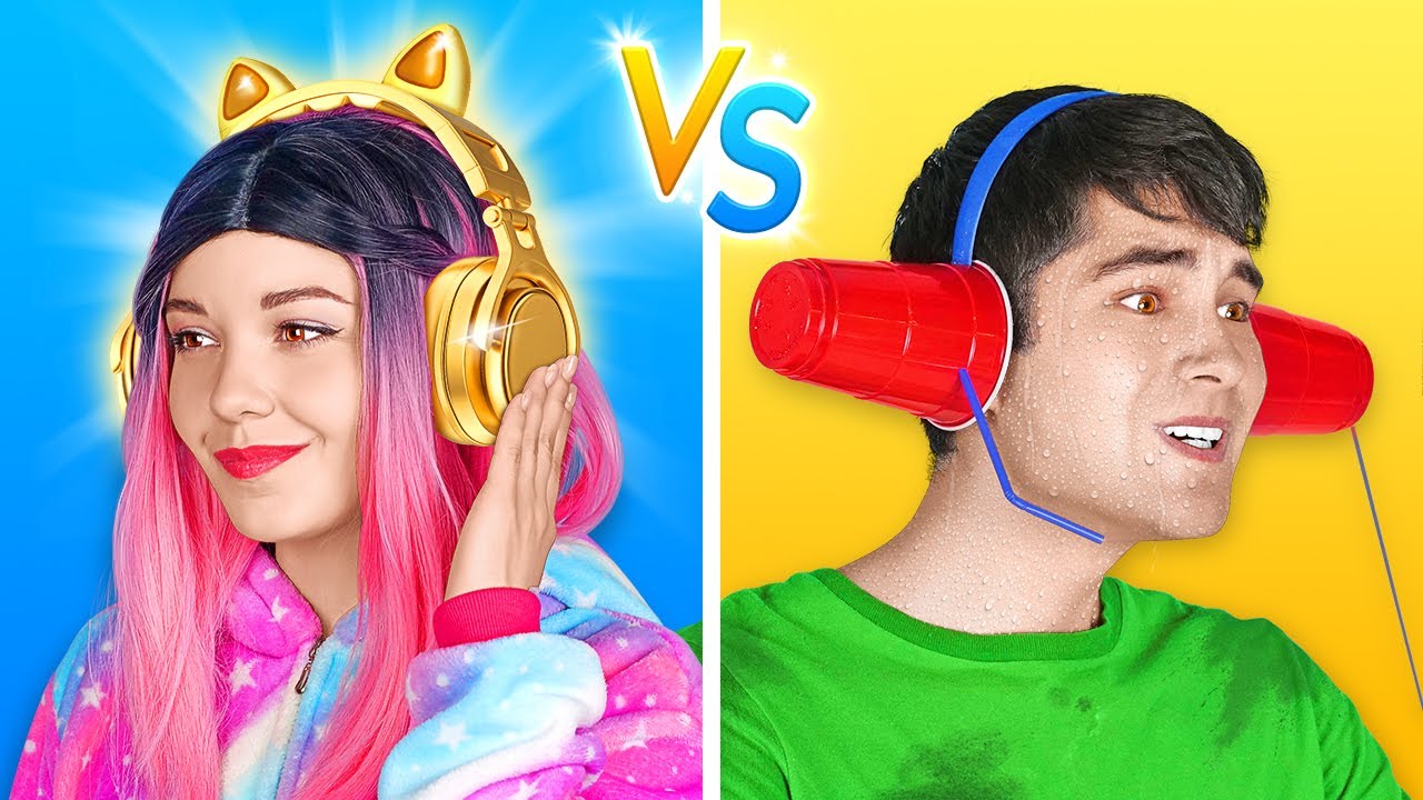 “GAMER” RICO VS. “GAMER” QUEBRADO || Situaciones divertidas de 123 GO! TRENDS