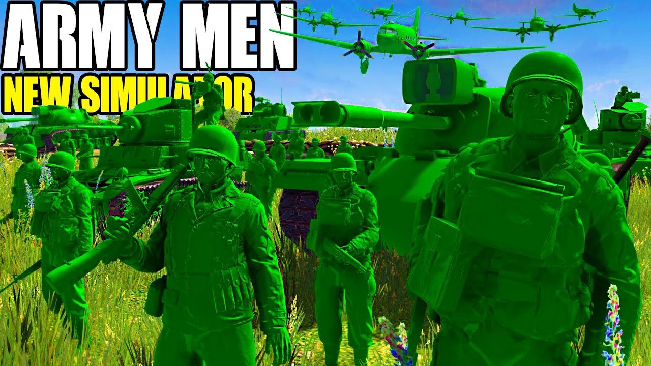 This New ARMY MEN Battle Simulator is the LARGEST Ever...