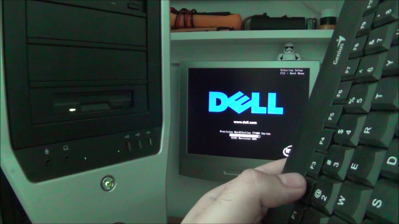How to enter the BIOS on a DELL Precision Workstation - The easy way!