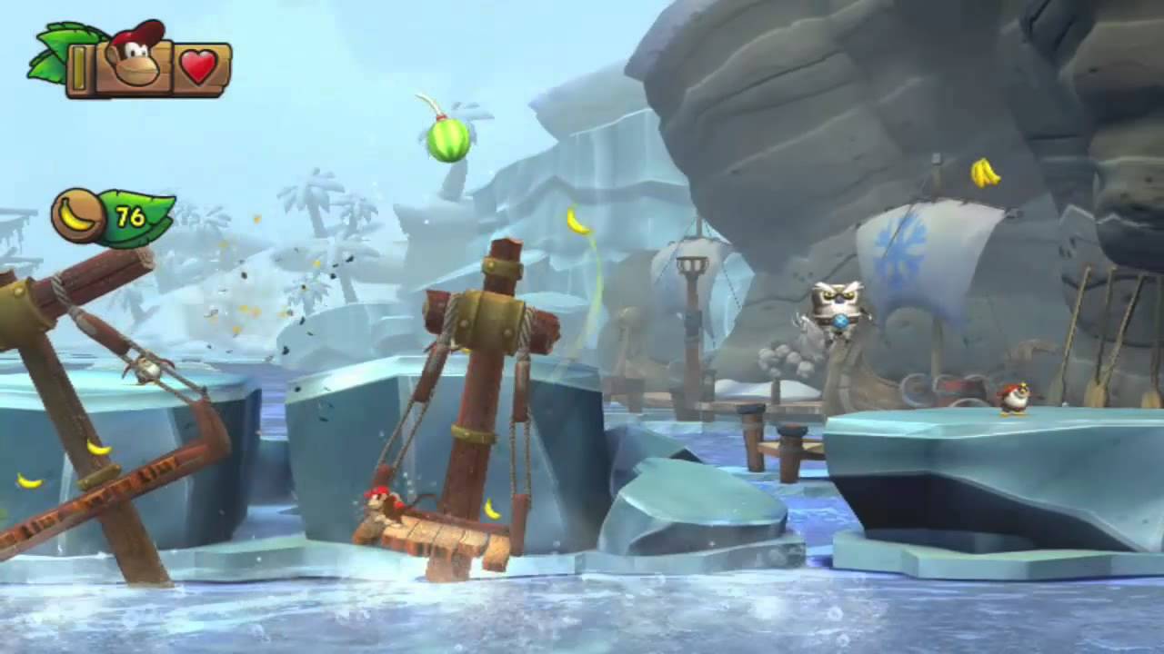 Donkey Kong Country Tropical Freeze - 6-2 Verschollen im Eis - Extraschwer