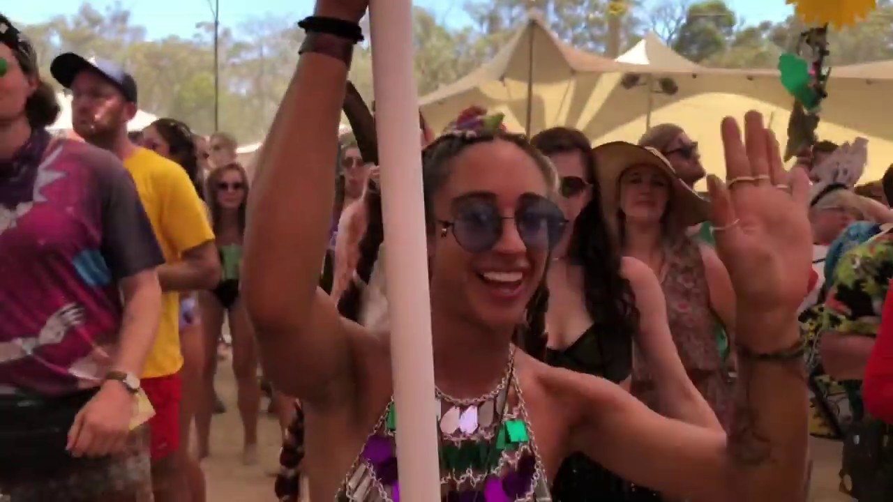 D Nox Market Stage Walk Through  Mad Monday Rainbow Serpent Festival 2019