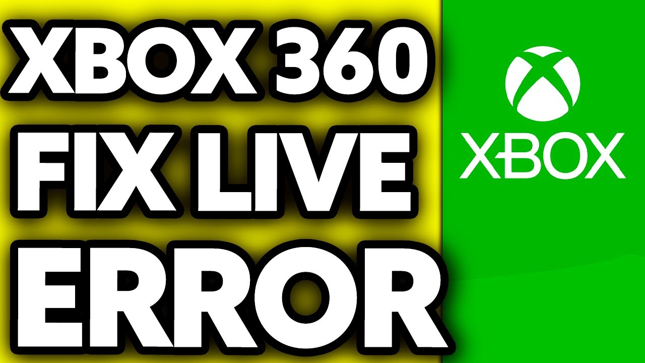How To FIX Xbox 360 Xbox Live Error (2025)