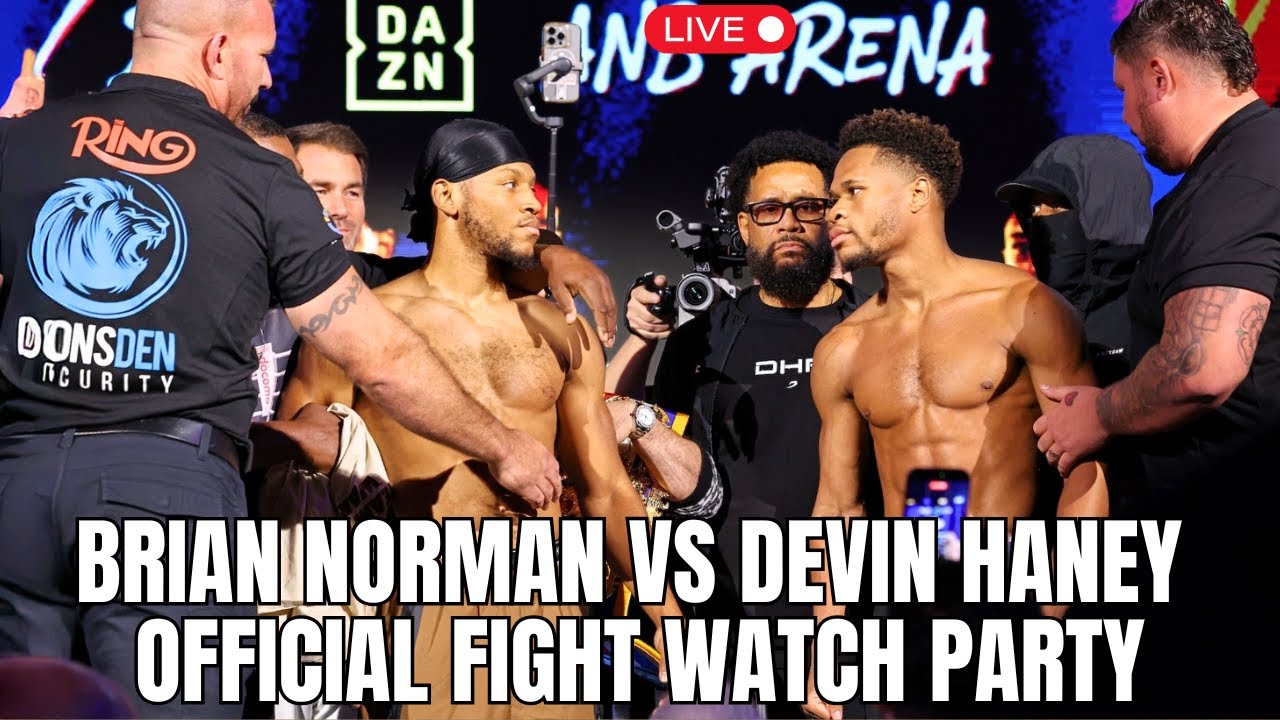 The BIGGEST Fight of the Year Brian Norman Jr vs Devin Haney Live