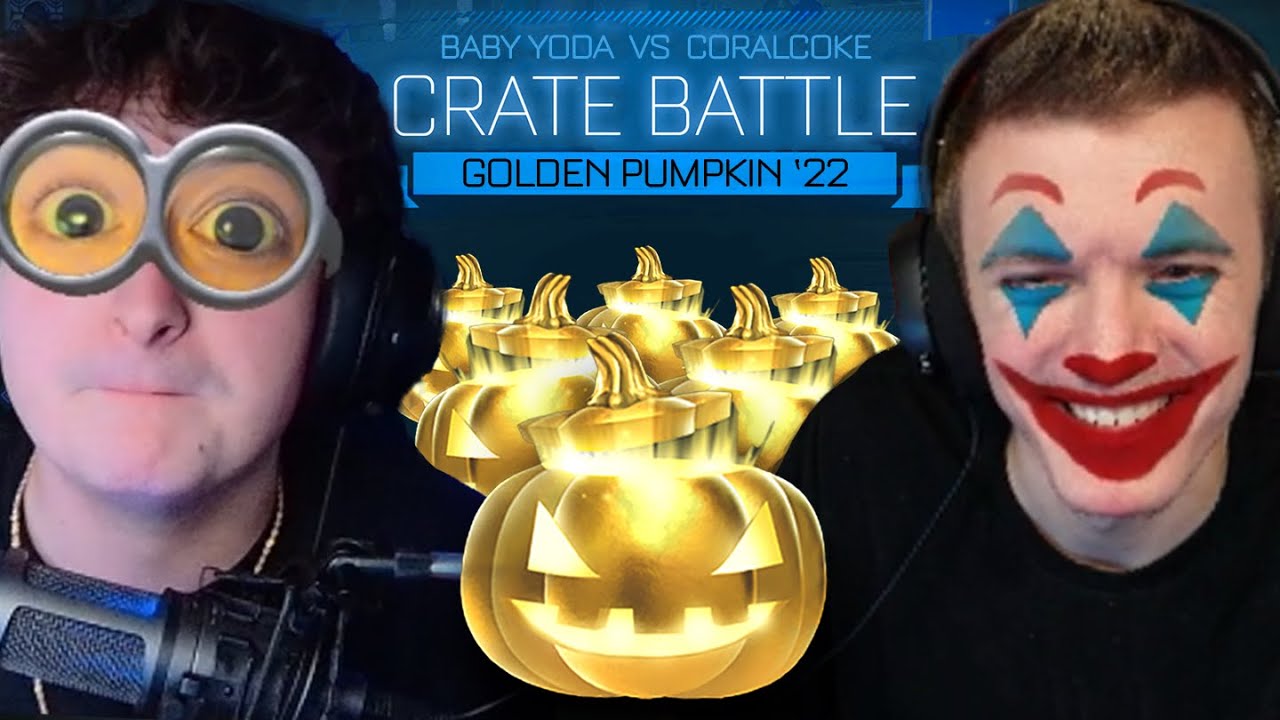 *NEW* GOLDEN PUMPKIN '22 CRATE BATTLE IN ROCKET LEAGUE!