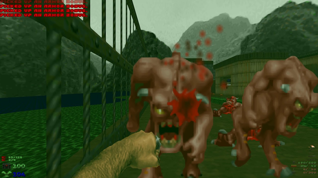 Doom2: Jenesis - MAP01 Treatment Plant - All Secrets UHD 4K