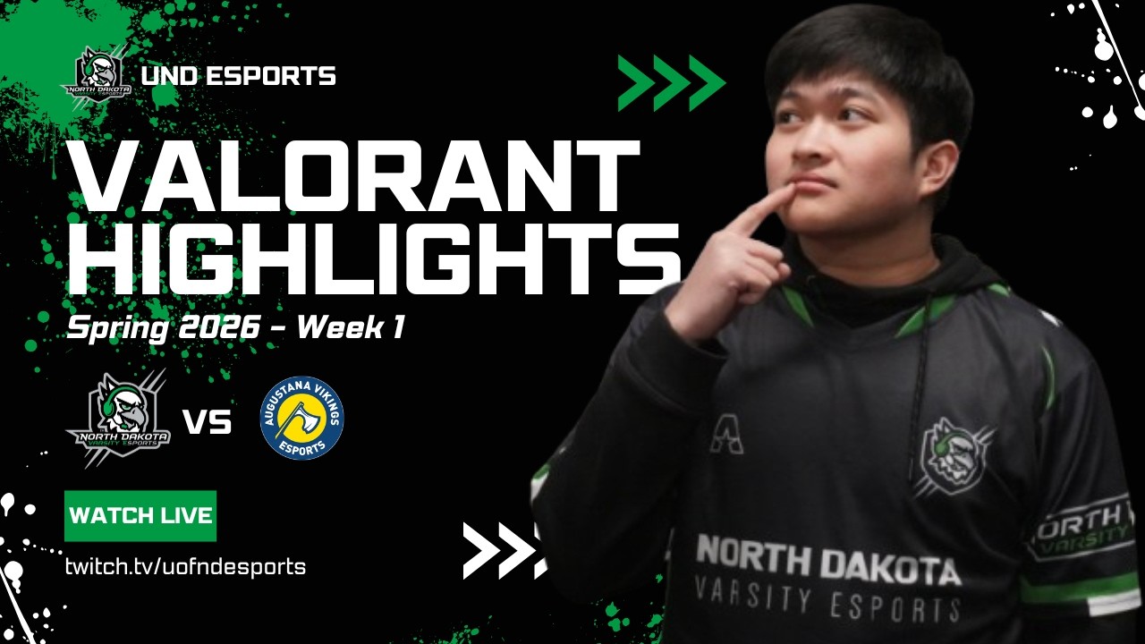 UND Valorant | UND Green vs Augustana College - NECC Highlights