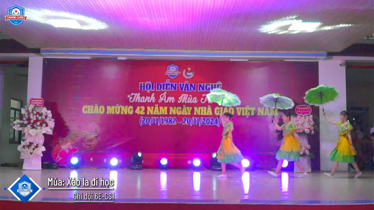 Múa Xáo la đi học - Chi đội 6E-CS1 (Văn nghệ chào mừng ngày NGVN)