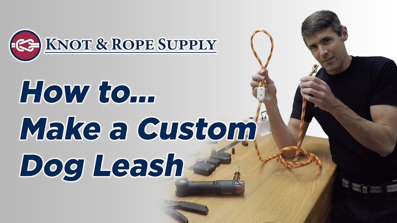 How to Make a Dog Leash with Rope Clamps