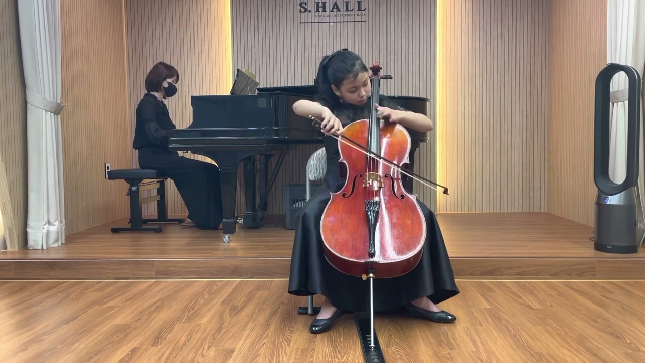 Goltermann concerto No.3 in B minor for cello and piano(11y)