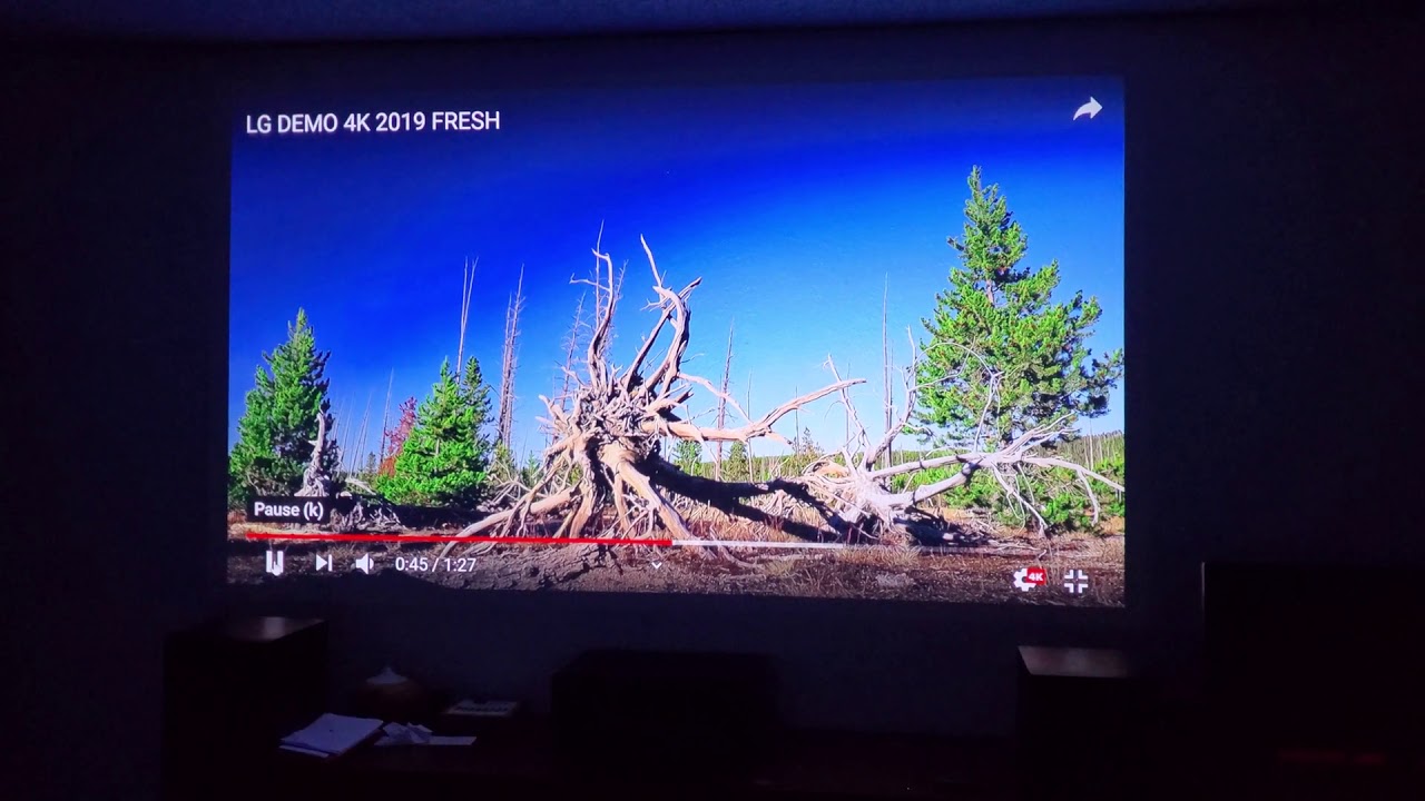 LG PF50KA Projector / 1080p / Portable / LED / 600 Lumens