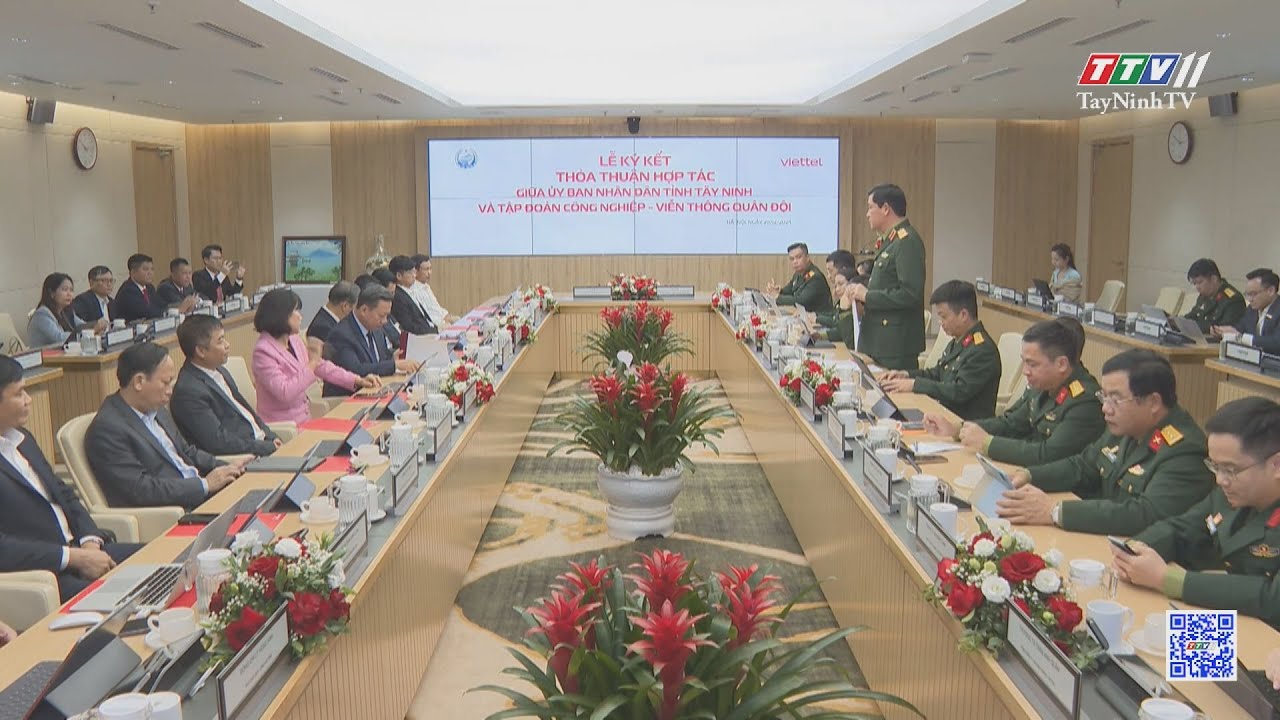 UBND tỉnh Tây Ninh và Tập đoàn Viettel ký kết thoả thuận hợp tác về chuyển đổi số | TayNinhTV