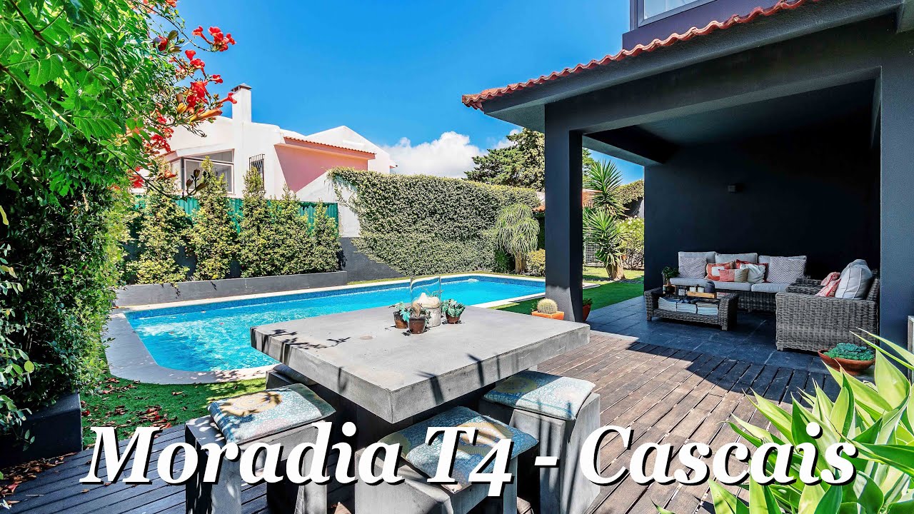 Moradia T4+1 com Piscina no centro de Birre, Cascais
