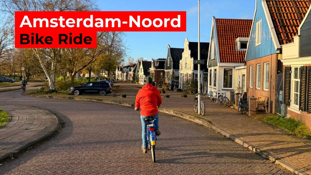 Amsterdam by Bike | Exploring Amsterdam-Noord | North Holland, Netherlands