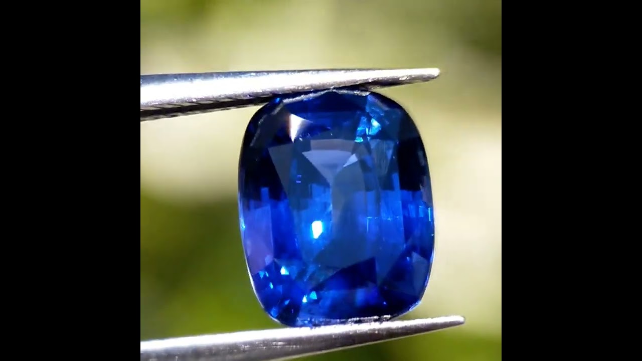 Blue Sapphire 5ct VVS Royal Blue Sapphire  Ceylon Heat Treated | Natural Blue Sapphire Gemstone