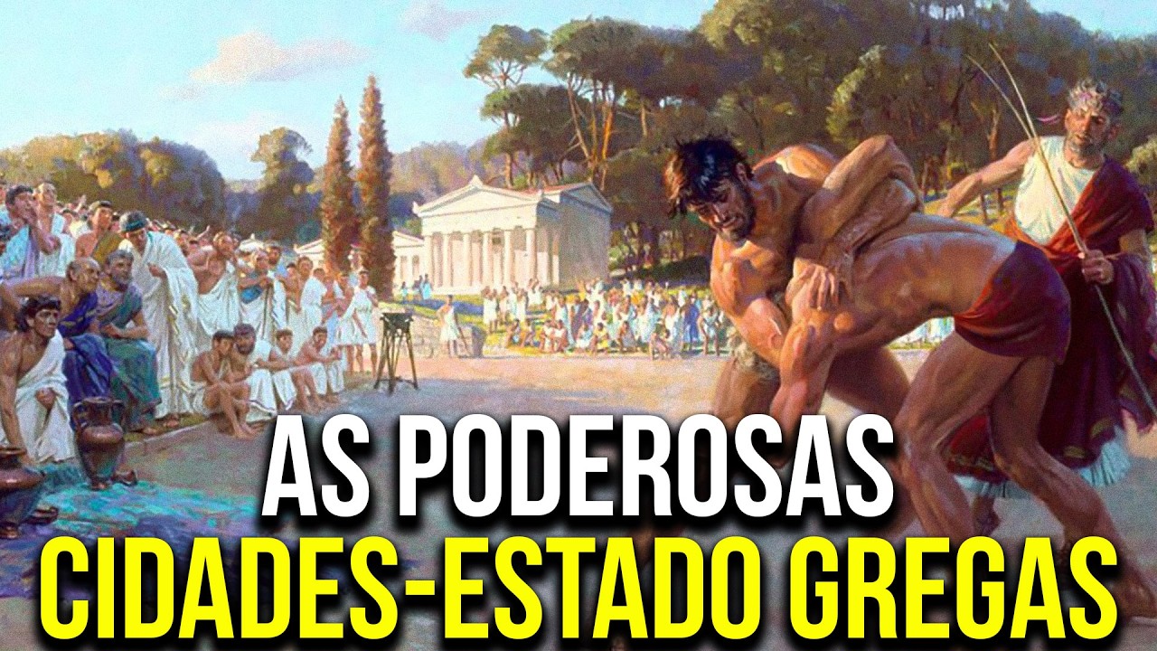 As PODEROSAS Cidades-estado Gregas - Atenas - Esparta - Tebas - Corinto - Siracusa - História Antiga