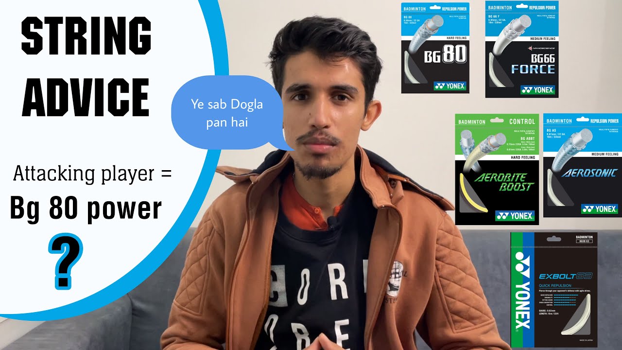 Which string is best for badminton player ? // String Tension and complete Quide for Strings