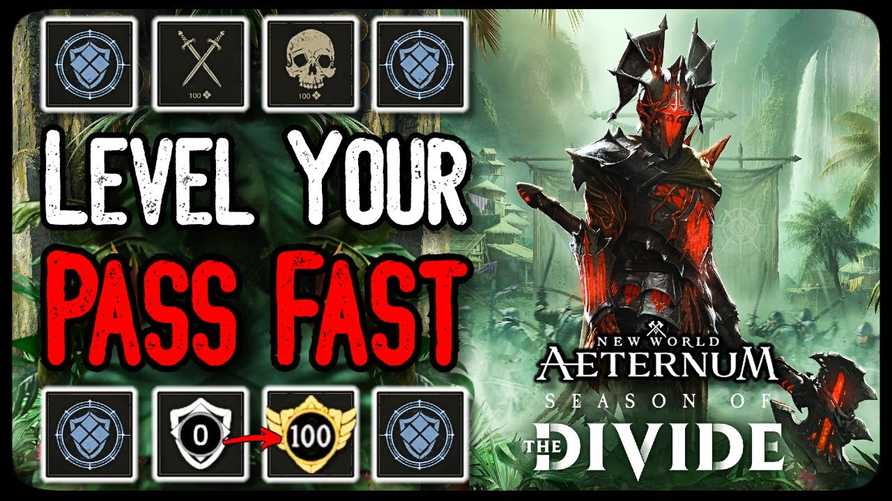 Level Season Pass FAST & All New Season Rewards! (New World: Aeternum)