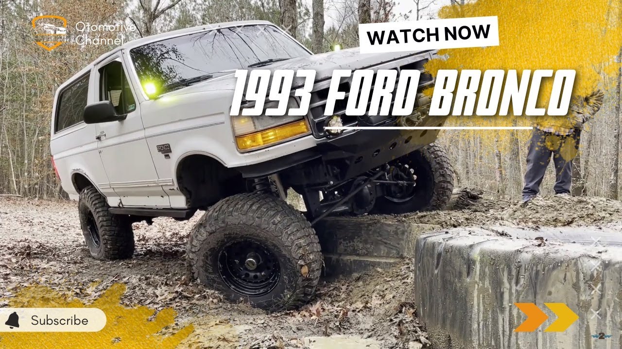 Ford Bronco 93 года выпуска снова готов к бездорожью! Сможет ли он пройти трассу, не сломавшись?