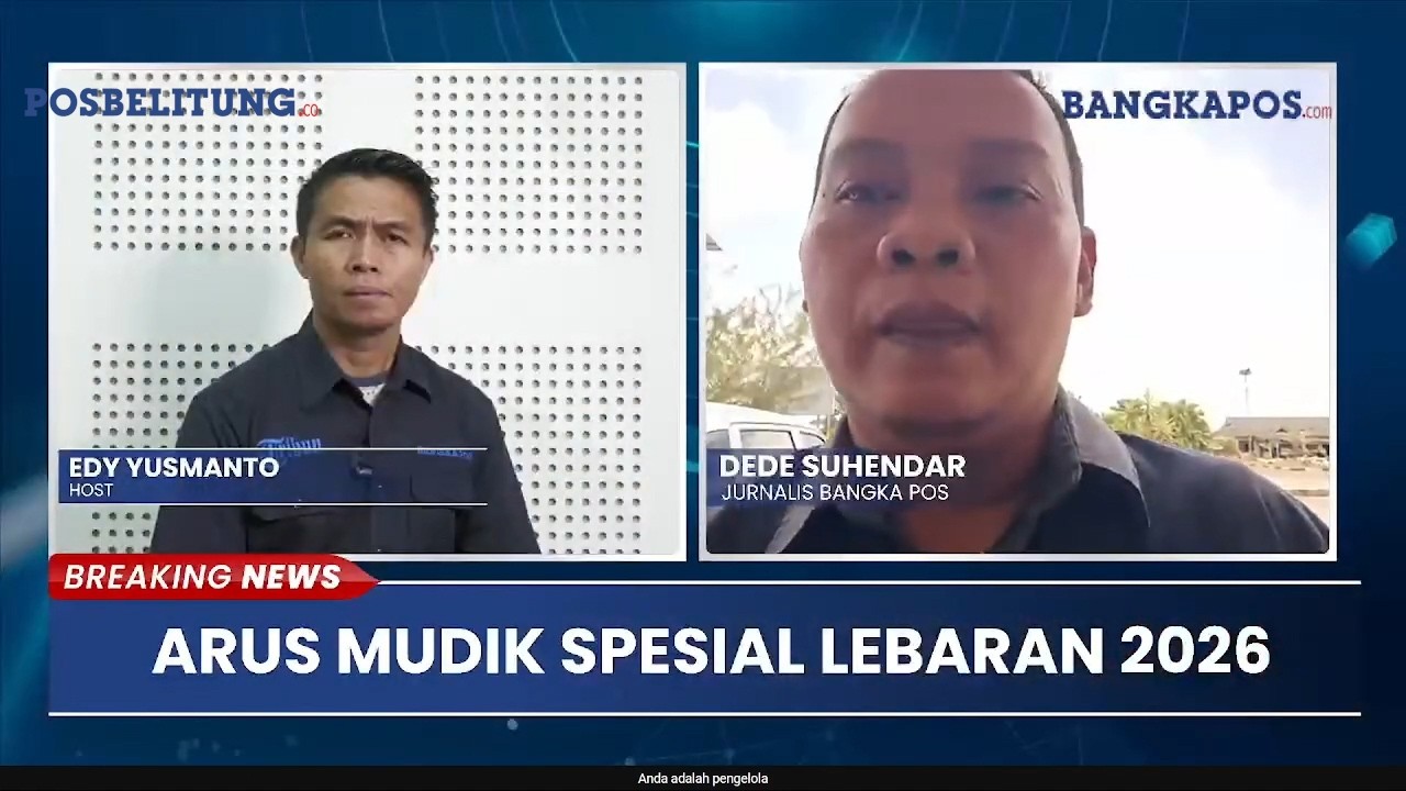 Arus Mudik Bangka Belitung I Penumpang Padati Bandara HAS Hanandjoeddin Tanjungpandan