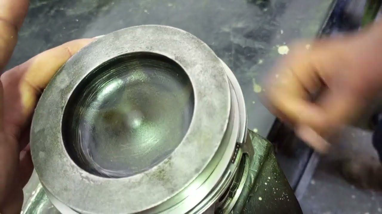 How To install Chevy Kodiak 3116 Cat Engine pistons Rings What is working Piston Rings #caterpillar