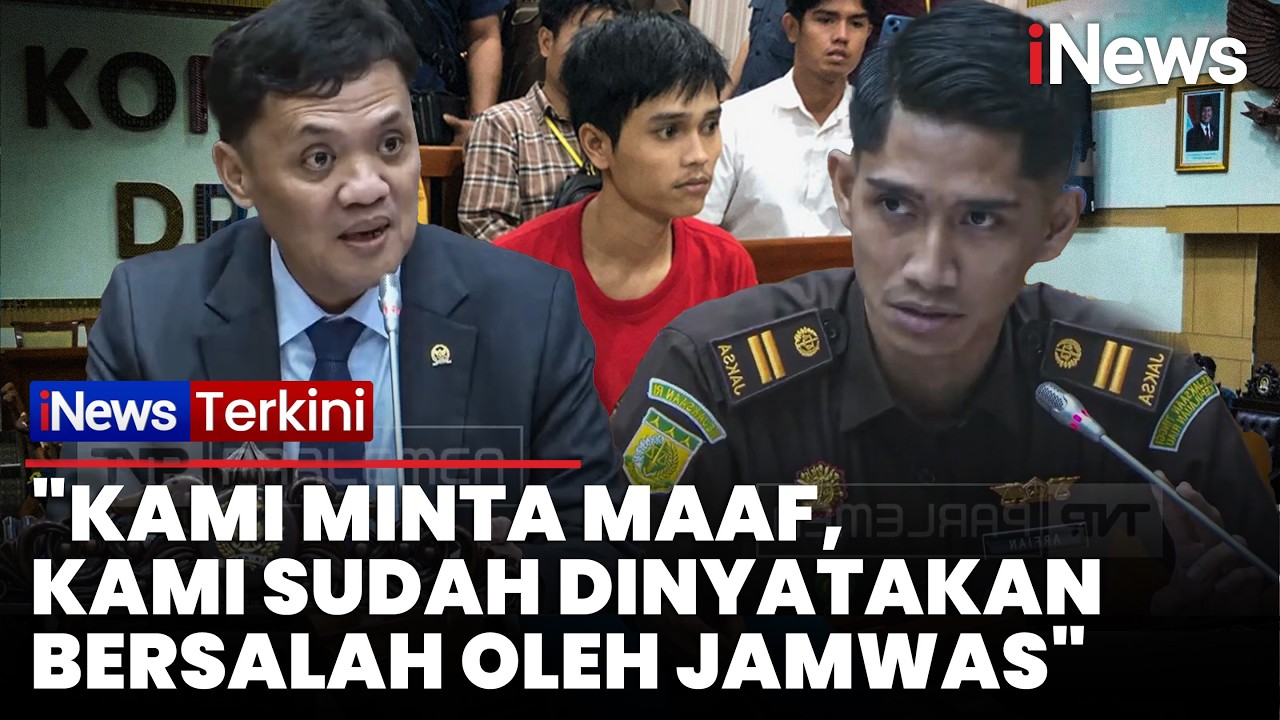 Jaksa Penuntut Mati ABK Fandi Minta Maaf di DPR, Ngaku Sudah Dapat Sanksi Disiplin | iNews Terkini