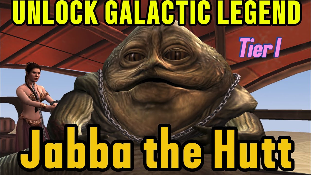 Galactic Legend Jabba the Hutt Journey – Tier 1 (3⭐) Play Through | SWGOH