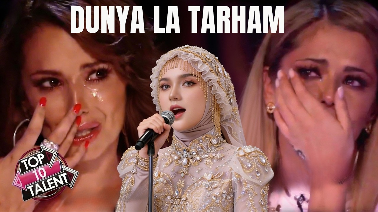 siapa sangka suaranya membuat juri menangis, lagu dunya la tarham #feedshorts #gottalent