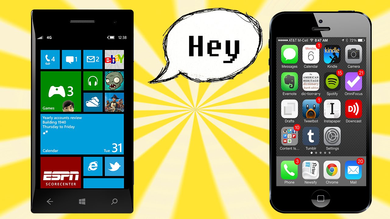 Cortana talks to Siri