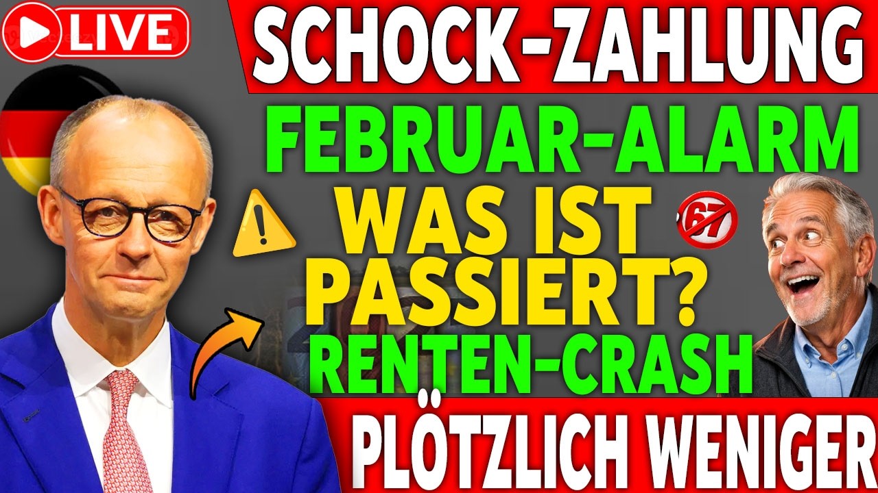 Rentenschock im Februar: Warum Millionen Rentner jetzt weniger Geld erhalten!