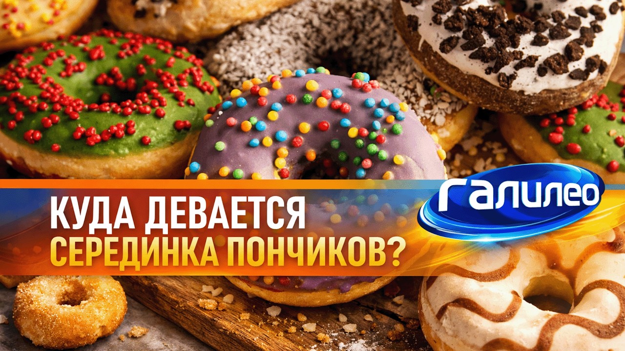 Галилео 🍩 Куда девается серединка от пончиков Dunkin’ Donuts?