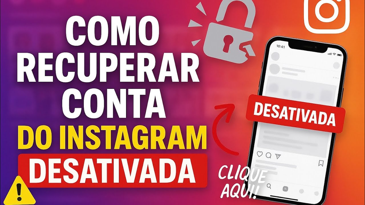 CONTA DO INSTAGRAM DESATIVADA - GUIA COMPLETO 2025. Recuperar de forma rápida. ADVOGADO ESPECIALISTA