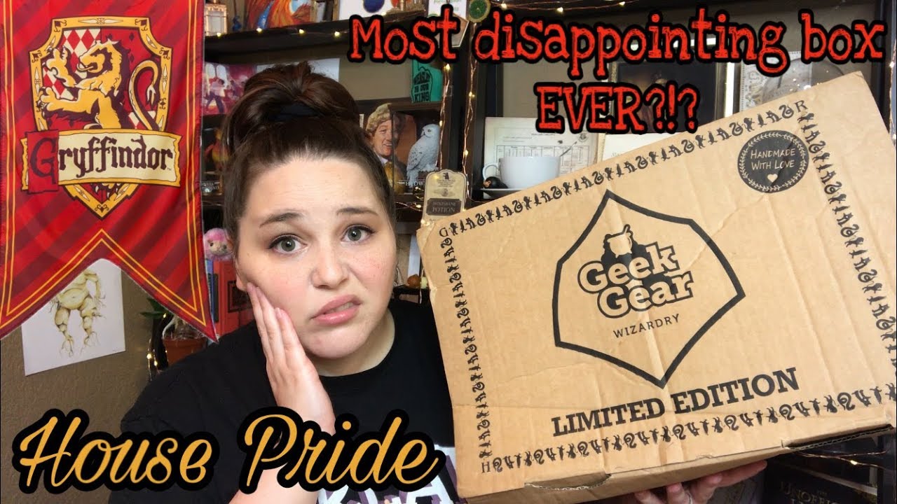 Geek Gear | Limited Edition House Pride | Gryffindor | Harry Potter Subscription Box