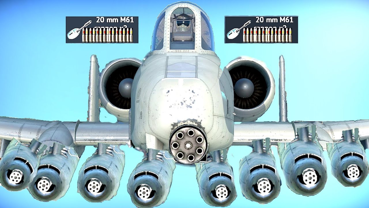 GUN POD A-10 KILLS EVERYTHING in War Thunder!!!