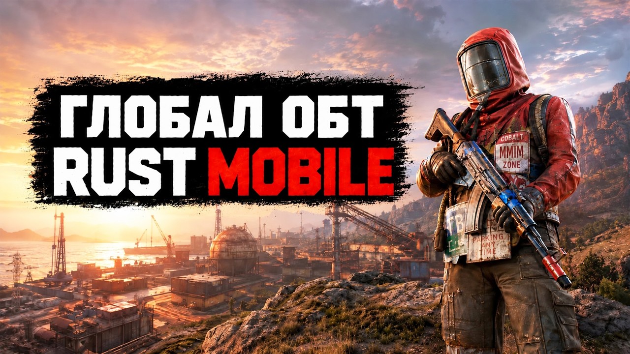 СТАРТ RUST MOBILE ГЛОБАЛ ТЕСТ - Новый Официальный Мобильный Раст - Как Играть в Раст Мобайл ОБТ