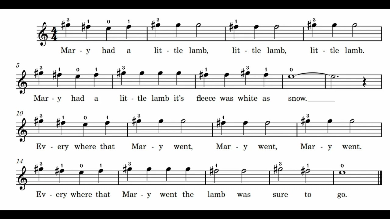 [BEGINNER GUITAR LESSON] Play-a-long: Mary Had a Little Lamb - FAST