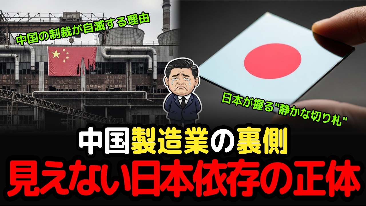 スッキリ解説、中国が日本40社に禁輸発動｜それでも中国が日本なしで成長できない本当の理由