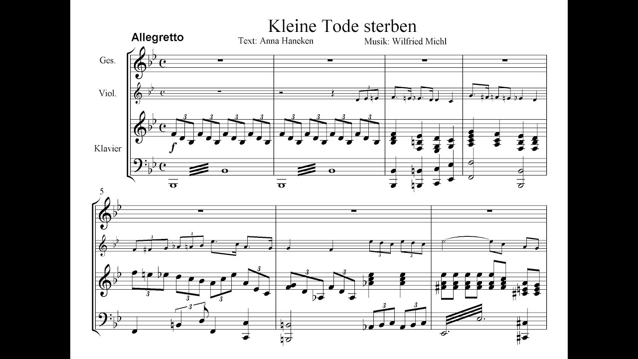 Kleine Tode sterben