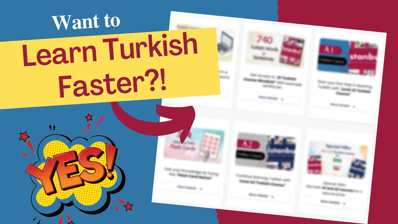 Learn Turkish Faster with these Turkish Resources 😍