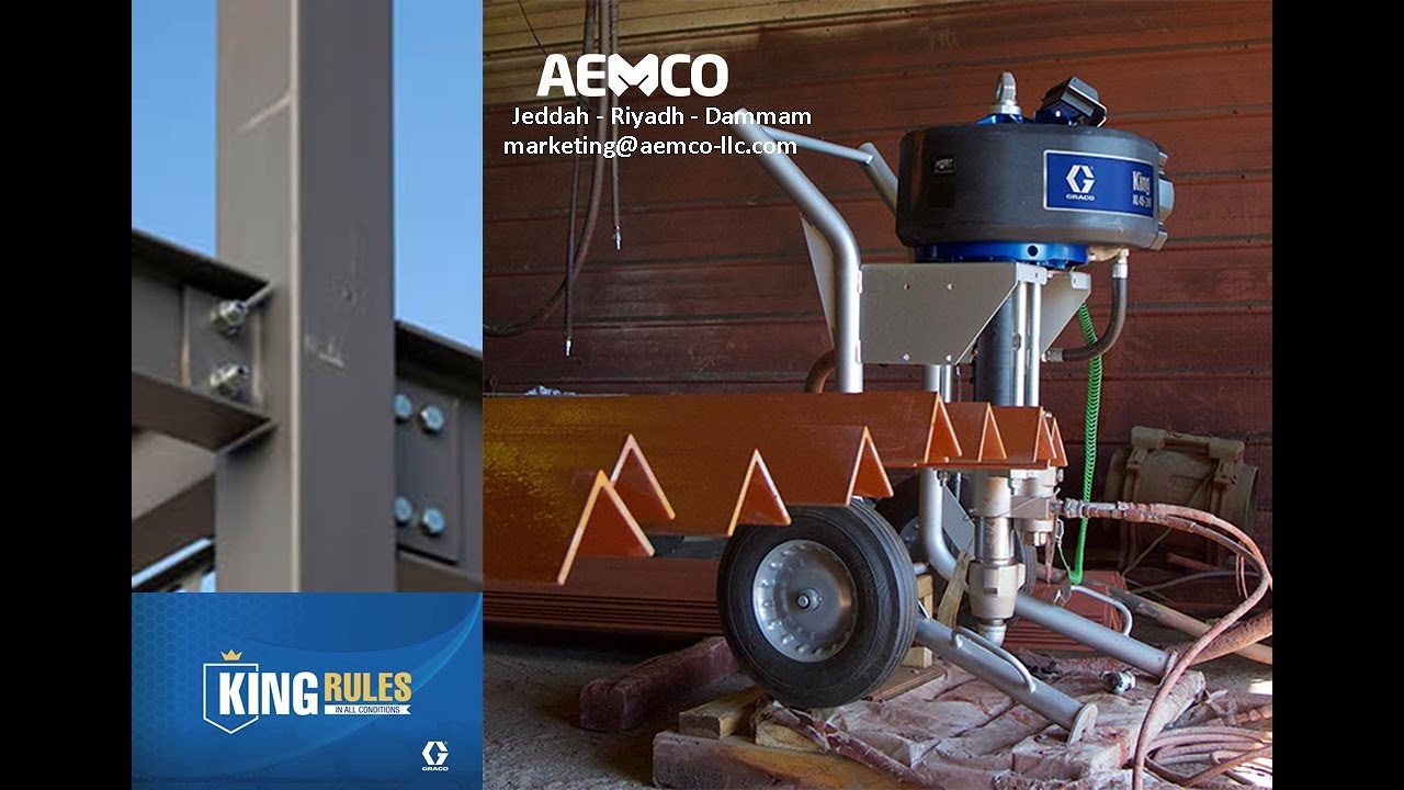 GRACO King - Air Assisted  Airless Sprayer   #gracopaintsprayers #aemco #saudiarabia