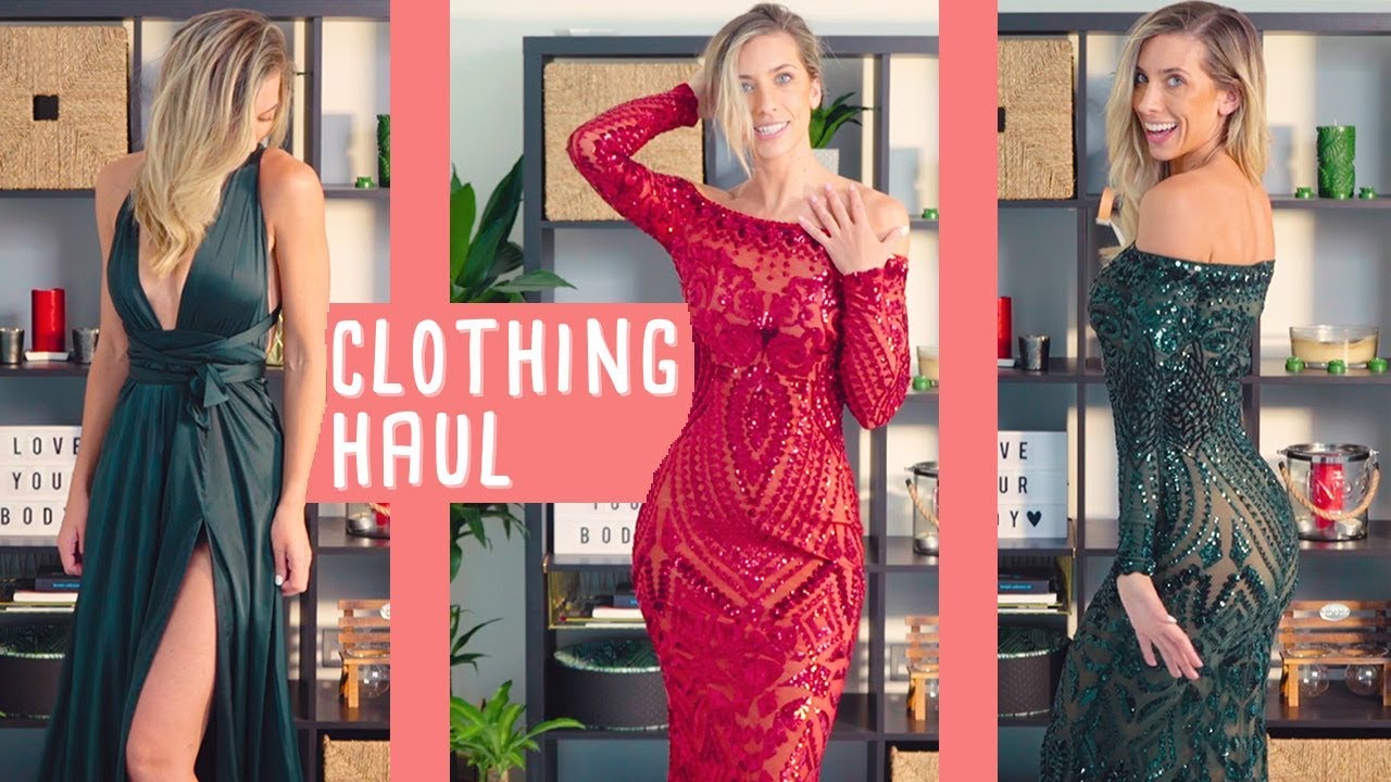 EVENING/PROM DRESS TRY-ON HAUL | Red Carpet Looks