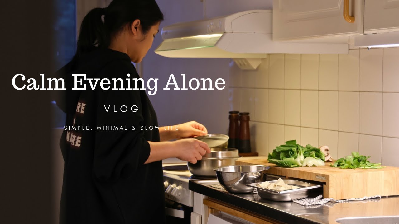 A Calm Evening Alone at Home | Minimalist Mom Life in Sweden