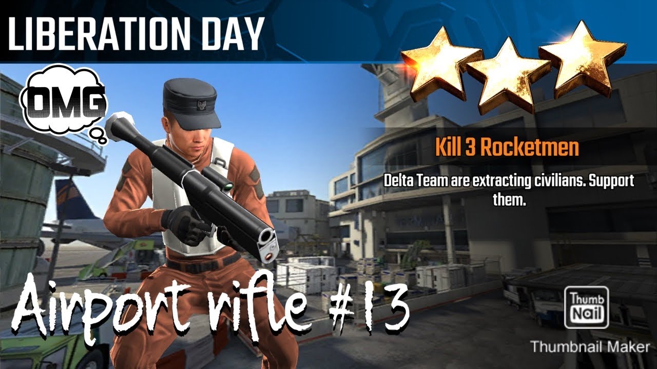 Liberation Day, Sniper Strike special ops mission #13- Airport (rifle/zone 10)